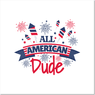 All American Dude Posters and Art